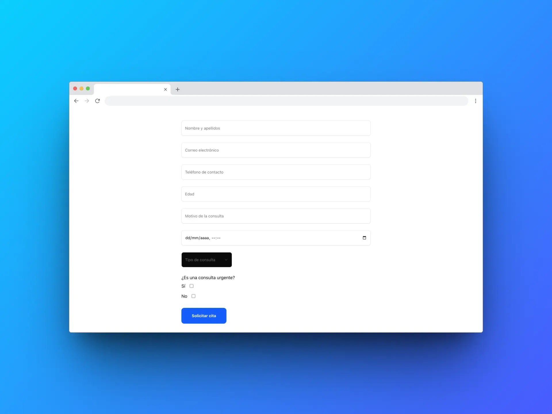 Sistema de gestión de solicitudes para clínicas dentales